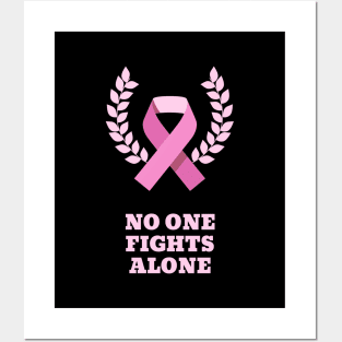 Breast cancer logo Posters and Art